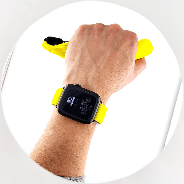Race Yellow Stripa óraszíj Apple Watch-hoz